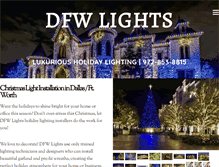 Tablet Screenshot of dfwlights.com